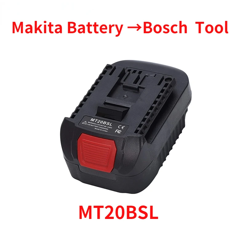 

Преобразователь литий-ионной батареи ZWINCKY MT20BSL, адаптер для Makita 18 в BL1830 BL1860 BL1850 BL1840 BL1820, используется для инструмента Bosch 18 в
