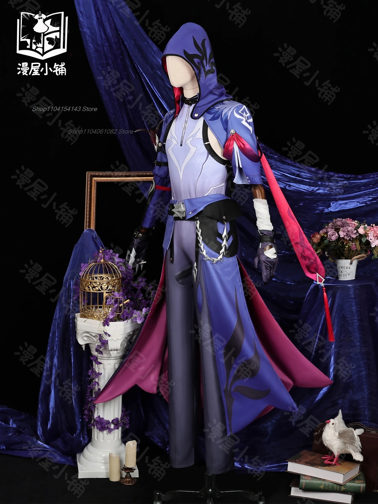 Костюм для косплея Honkai со звездами и рейками парик ролевых игр костюм Хэллоуина