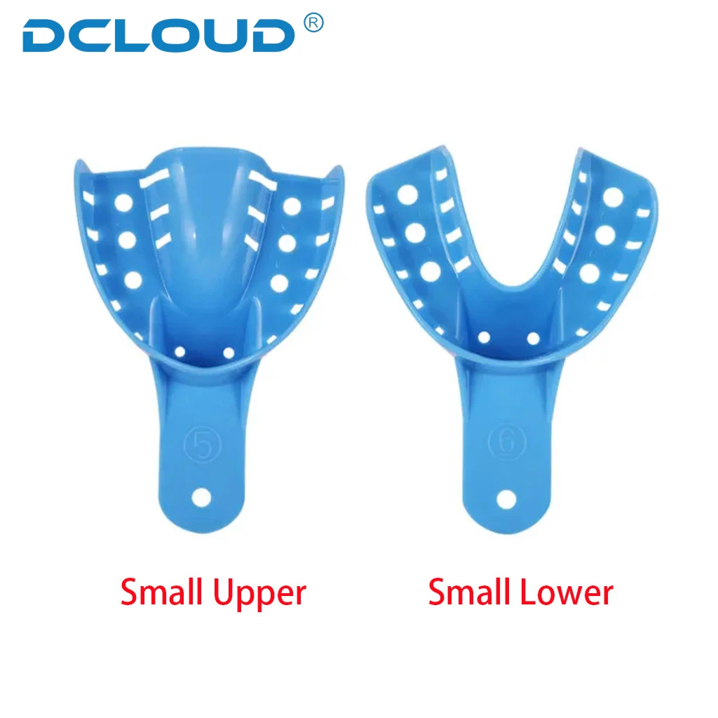 10 шт./компл. лотки для оттисков зубов отбеливание автоклейка перфорированный