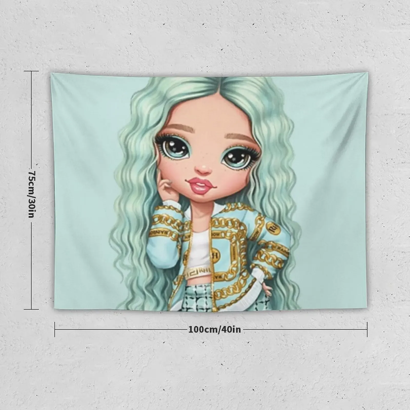 Радужный гобелен высокой Дафни Минтон украшение для комнаты эстетические