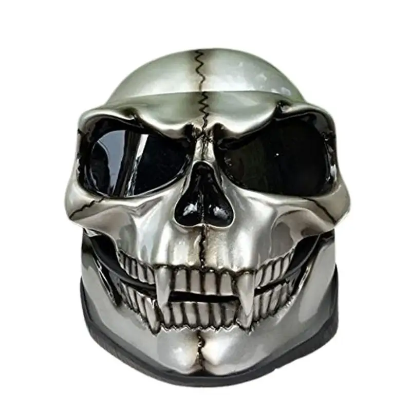

Ghost Skull Helmets Full Face Skull Helmets Motorcycle With Goggles Skeleton Skull Helmets With Lens Full Face Skull Skeleton