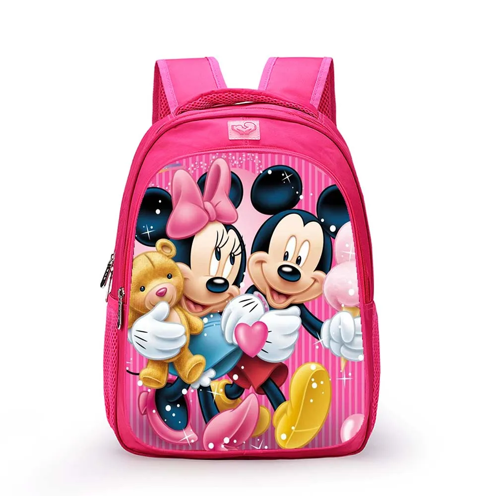 Mochila de Disney de Mickey y Minnie Mouse para niños y niñas,...