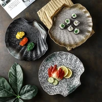 celebrity restaurant japanese style commercial dishes irregular shaped dishes shells special tableware sushi dishes