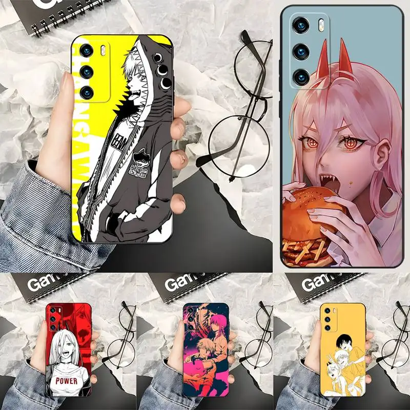 Силиконовый чехол для телефона с мультяшным аниме бензопилой для Honor 30 50 70 Pro 20 60 10 Lite 9 8A 8X 8S 9X 9C 10I 20I 20s Psmart Z