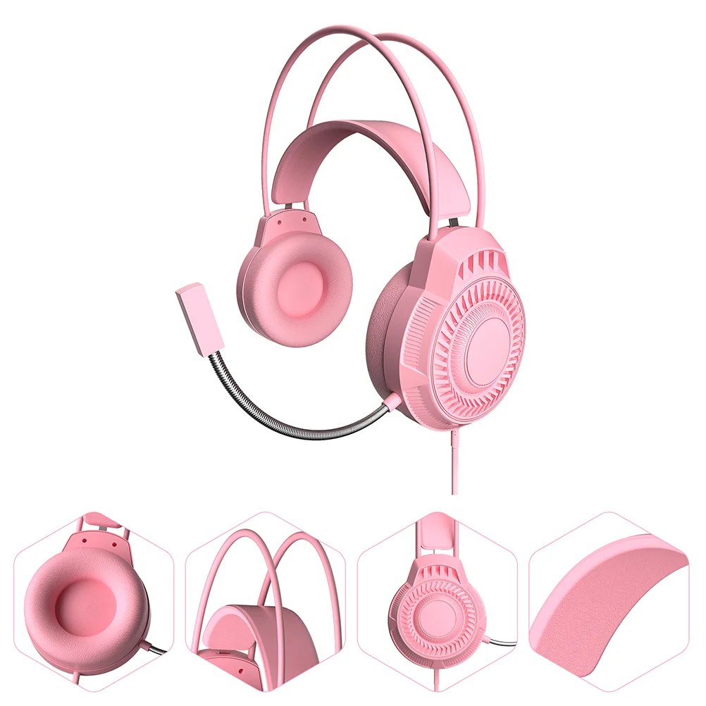 

Professional Gaming Headset Wired Laptop PC Computer Headphone USB Earphone
