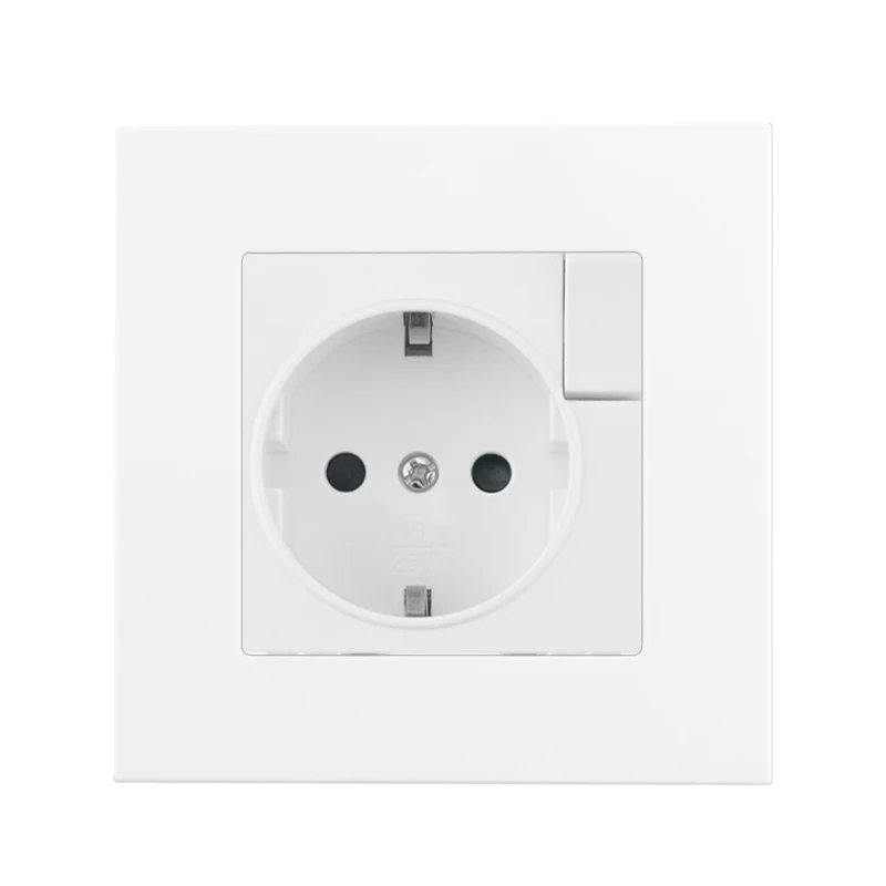 

Настенная розетка ATLECTRIC с выключателем 250В 16А