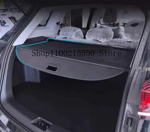 Для Zeekr 7X 2024-2025 Автомобильный багажник, крышка багажника, задний органайзер для багажа, занавеска, выдвижной щиток