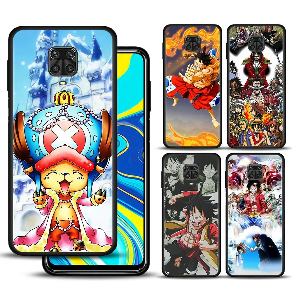 

One Piece Comic Luffy Zoro Case For Xiaomi Redmi Note 11 8 10 Pro Max Cover Note 9T 9S 8T 8 7 Caso k40 10 9 9C 9A Silicone Funda