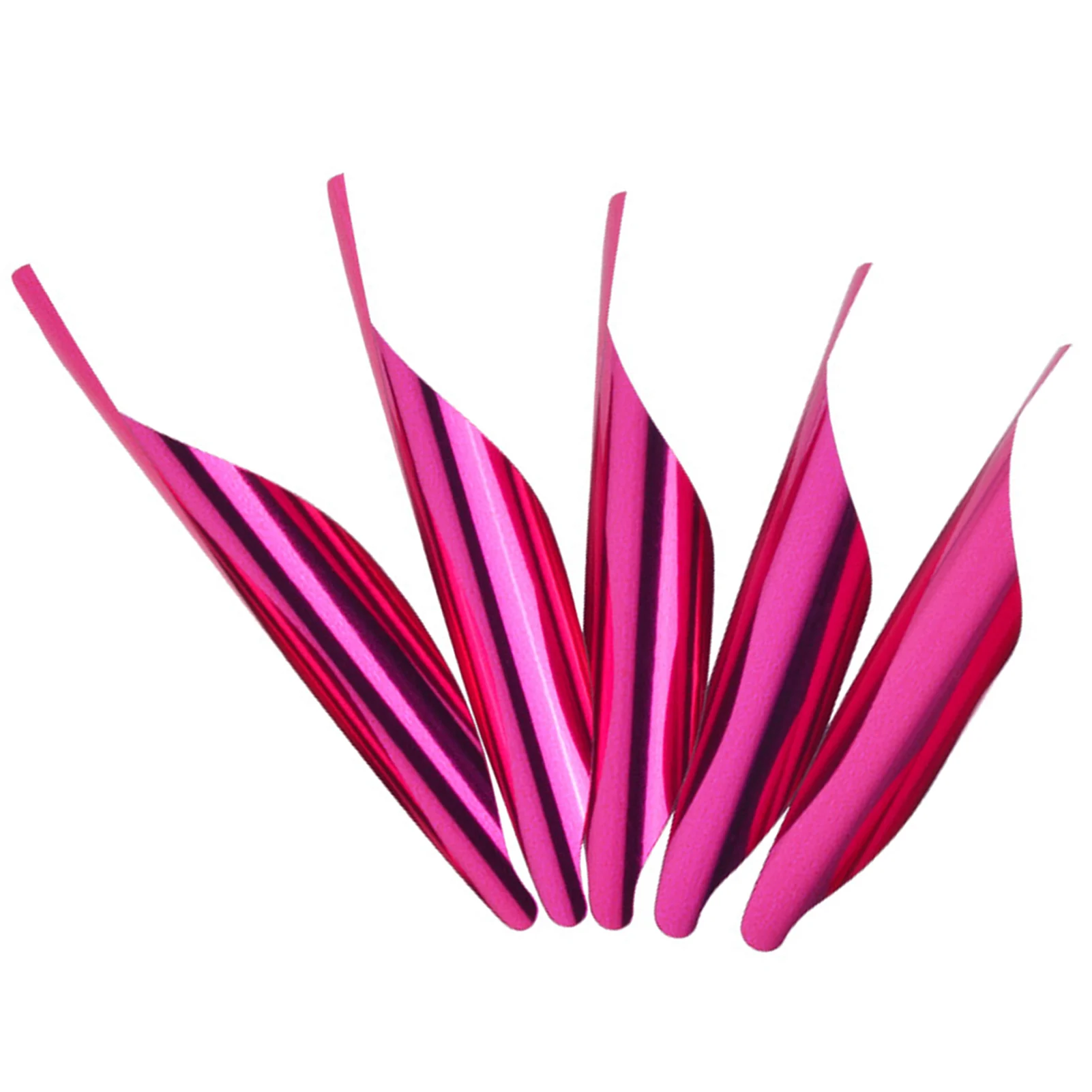 

50pcs Spin Vane 2.3-inch Fletches Feather 50pcs Spin Vanes Spiral Feather Helical Vane Accessories Ring-Wing Helical Vane