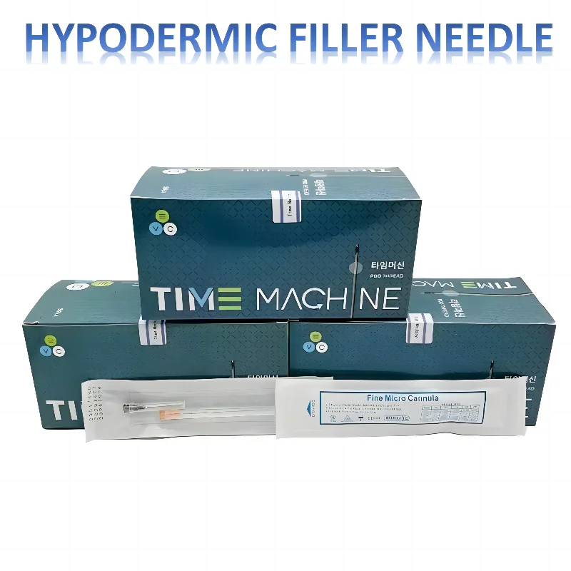 Blunt tip Cannula High Tougthness Disposable Hypodermic Fill Needle 23G 25G 27G 50mm Canula Micro Blunt tip Cannula With filter