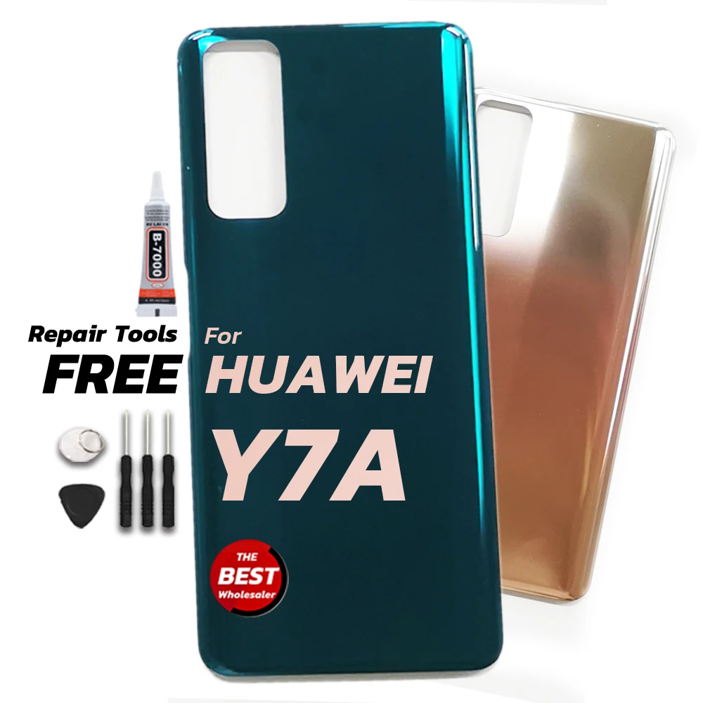 

For Huawei Y7A Battery Cover Back Glass Housing Rear Door Replacement