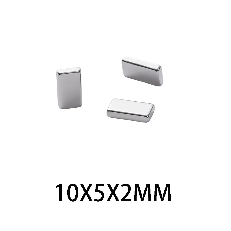 

F10x5x2MM Rectangular Magnetic Bracelet Ring Magnet Strong Magnet Rare Earth Magnetic Steel Double-Sided Magnetism