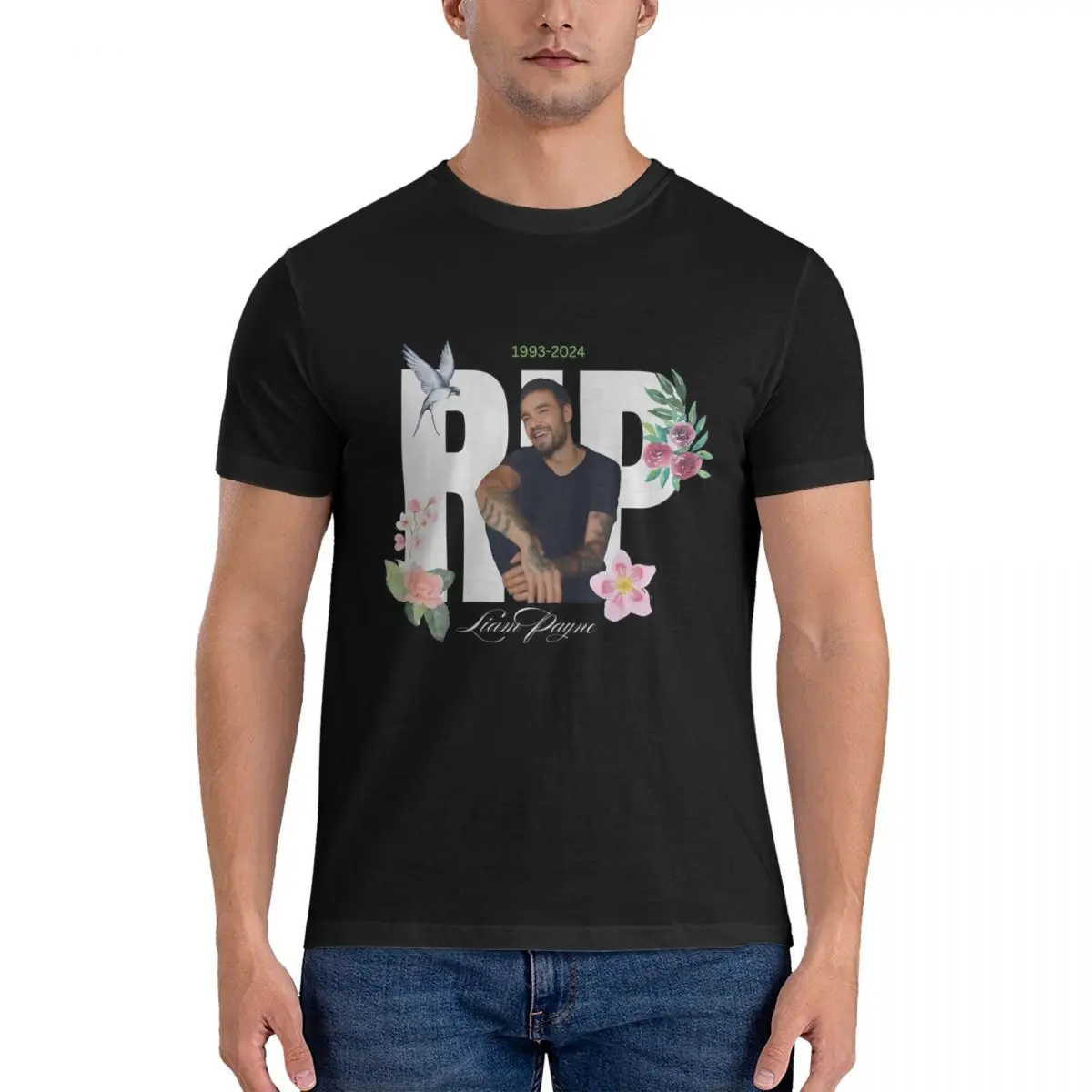 Men's Liam Payne T Shirt 100% Cotton Clothes Humorous Short Sleeve O Neck Tees Gift T-Shirts official-website fugees