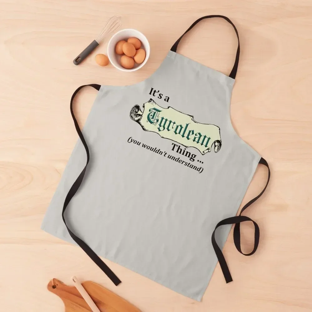 Это тирольская вещь Фартук для мужчин Для косметолога приготовления пищи