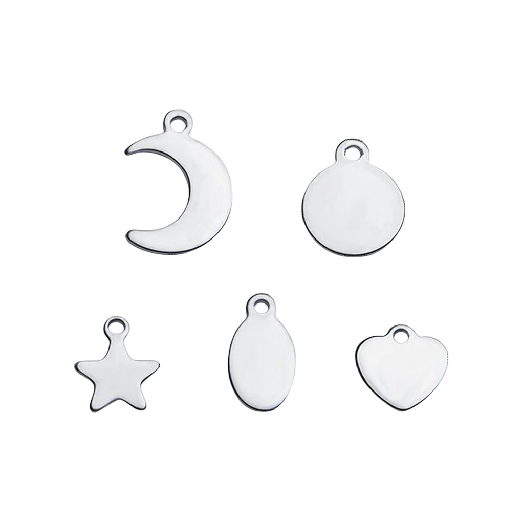 

Stainless Steel Necklace Pendant Bracelet Hanging Decoration Oval