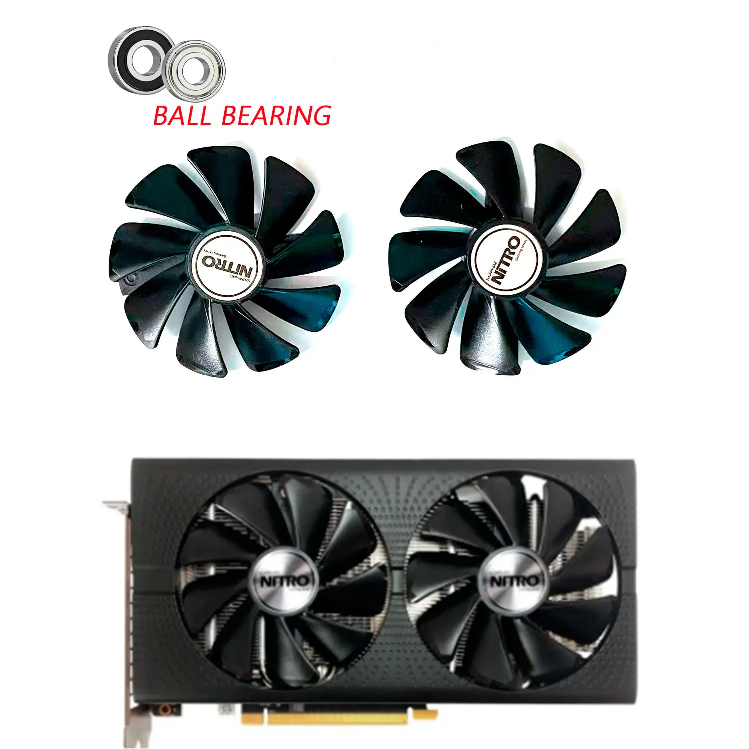 95 мм CF1015H12D DC 12В 0.42A для Sapphire Radeon RX 470 480 580 570 RX580 RX480 вентилятор графической карты GPU