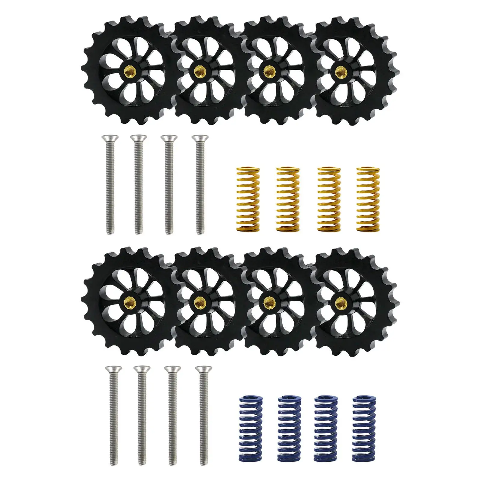 

Набор для выравнивания радиатора из нержавеющей стали, пружины, ручная Поворотная Выравнивающая гайка, запчасти для 3D-принтера с высокой те...