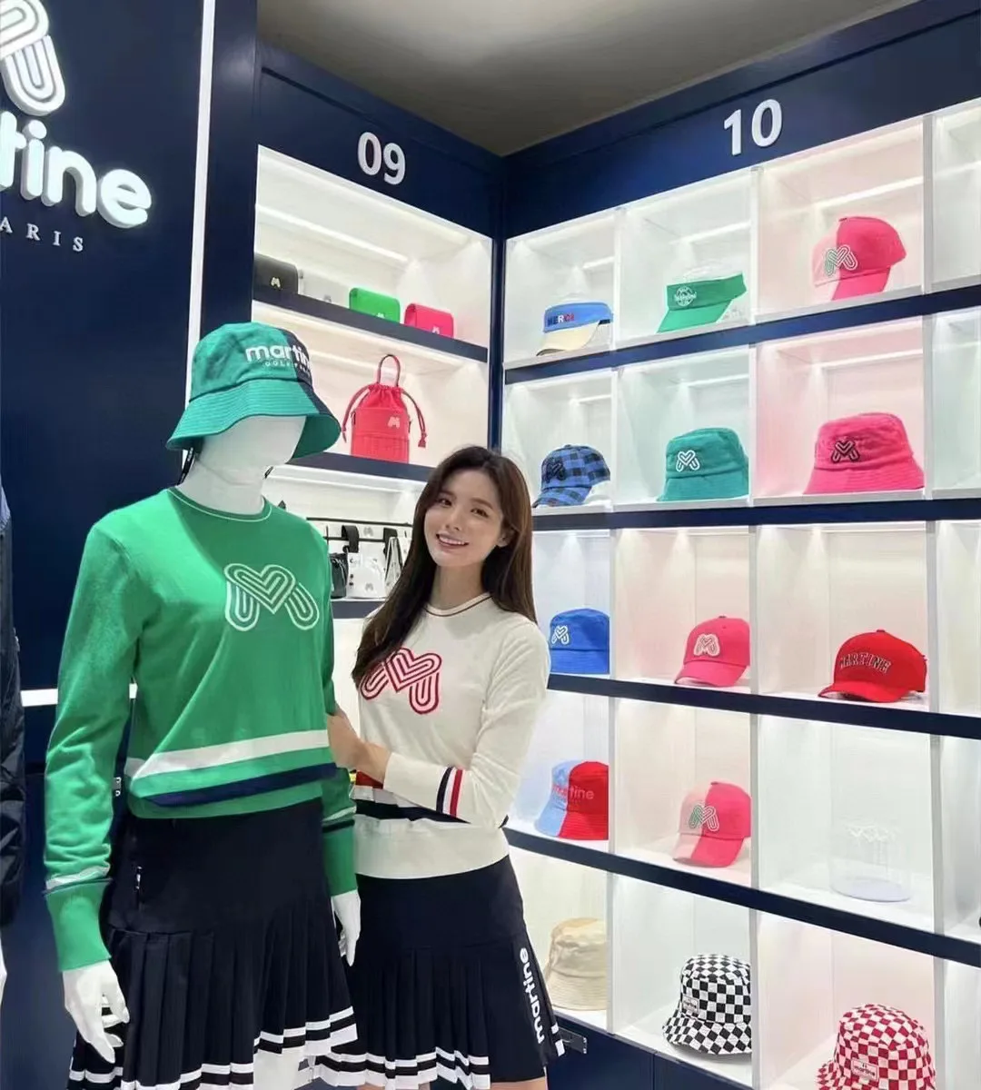 New Models for 2022 Women's Golf Knit Shirts Autumn/Winter Knit Long Sleeves Outdoor sports casual dress top