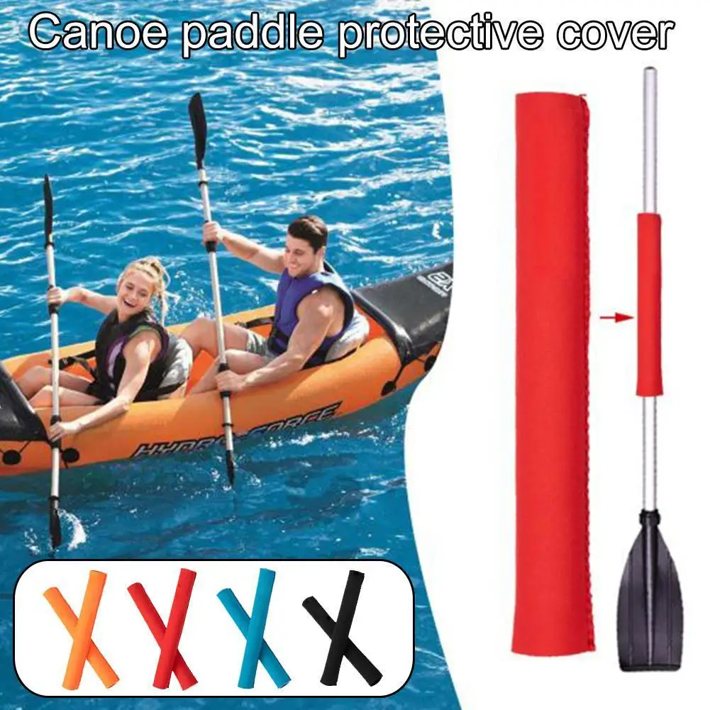 

2PCS/Set Water Sport Kayak Paddle Efficient Mini Anti Skid Neoprene Paddling Supplies Portable Kayak Canoe Paddle Grips Paddle