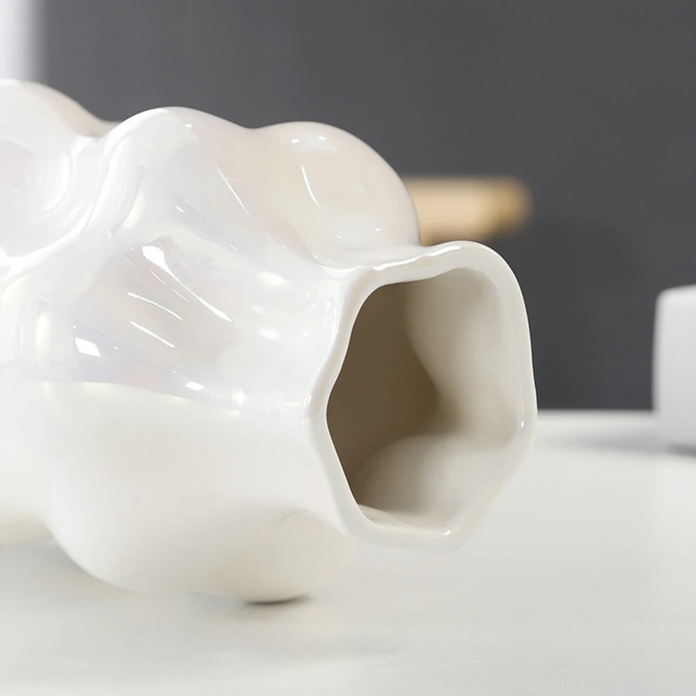 Керамическая декоративная ваза креативный аранжировщик цветов в гостиной