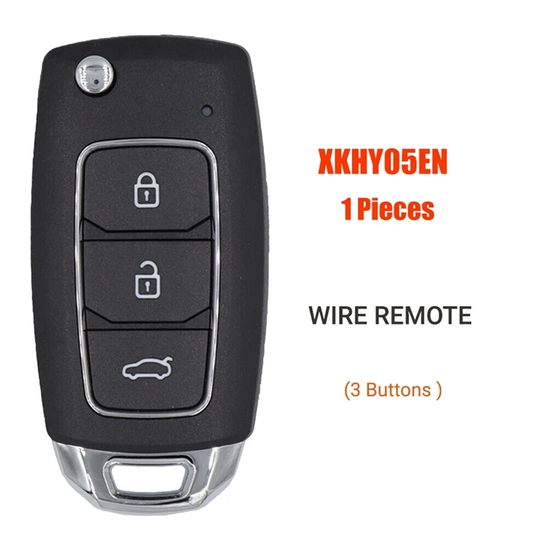 

For Xhorse XKHY05EN Universal Wire Remote Key Fob 3 Buttons For Hyundai Style For VVDI Key Accessory Part