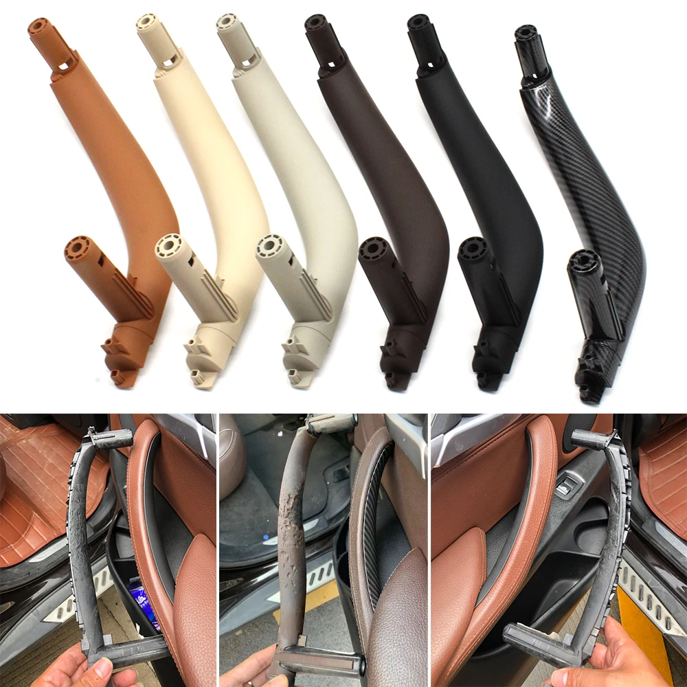 

Left Right Inteior Passenger Door Pull Handle Inside Cover Trim Replacement For BMW X5 X6 F15 F16 2014 2015 2016 2017 2018