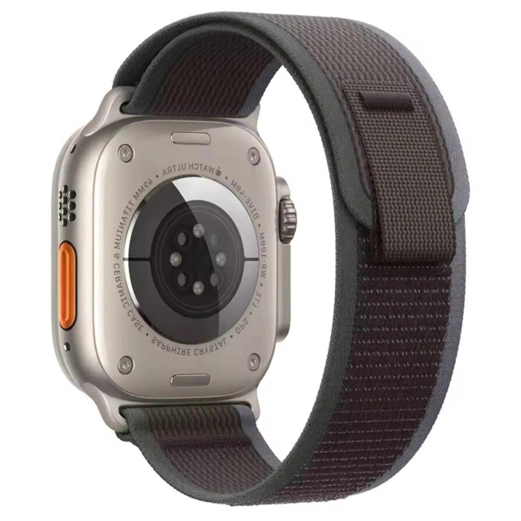 Фото Нейлоновый ремешок подходит для ремешка Apple Watch 38 мм, 40 мм, 41 мм, серия 7/6/ 5/4/SE/49 мм, 45 мм, 44 мм, 42 мм, серия Urtra/8/7/6/2/1/SE. №3