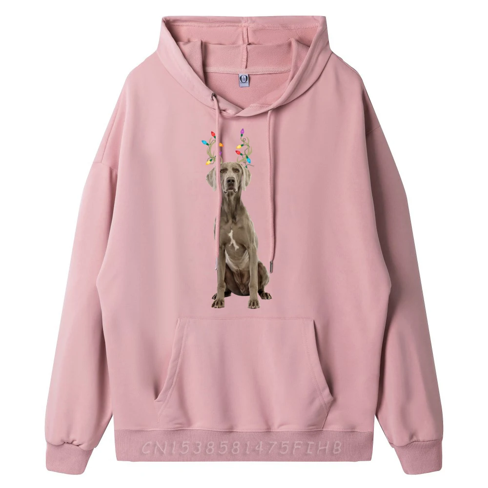 Белая футболка с рисунком Weimaraner Reindeer Christmas Dog новые топы и толстовки в японском