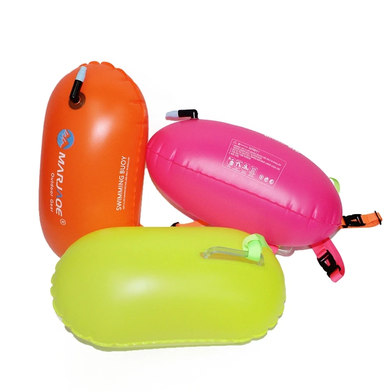 

Swim Safety Float and Drybag with Adjustable Waist Belt for Open Water Swimmers 57QC
