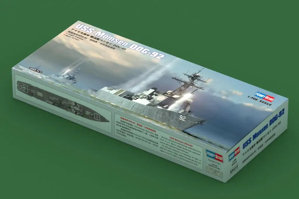 Фото Hobbyboss 83413 Масштабная модель 1/700 USS Momsen DDG-92 DDG92, пластиковый сборный конструктор-модель военного корабля №2