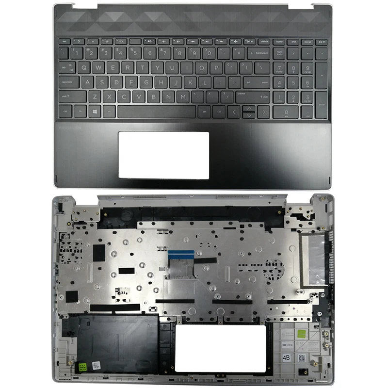 

Оригинальный новый ноутбук Упор для рук верхний чехол US клавиатура для HP X360 15-DQ TPN-W140 ноутбук чехол