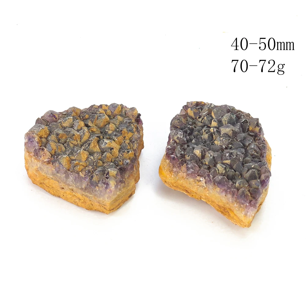 

Natural Raw Ore Purple Crystal Cluster Healing Stone Quartz Mineral Jewelry Healing Gem Home Decoration Craft Ornament