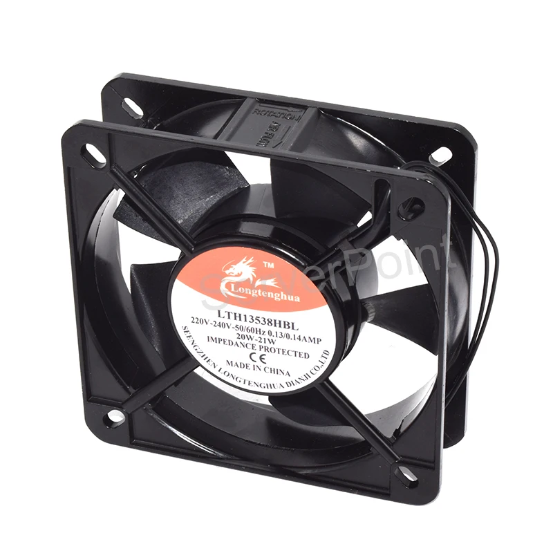 Новый квадратный 2-контактный охлаждающий вентилятор LTH13538HBL 220V-240V-50/60Hz 0,13/0.14AMP 20W-21W