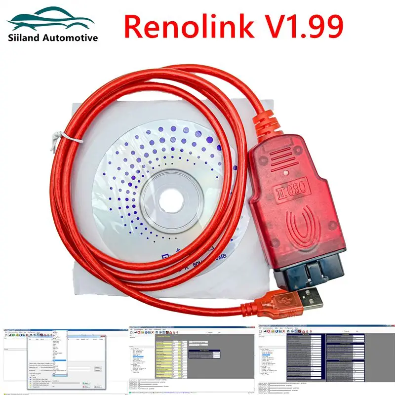 

Программатор V1.99 лучше, чем V1.87 для Renault Renolink 1,99 OBD2 ECU, поддержка кодирования ключей/считывания флэш-вспышки/подушки безопасности для Dacia