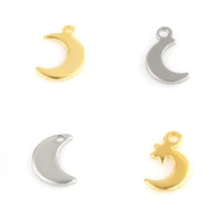 20pcs moon stainless steel charms mixed pendant diy pendant neacklace bracelet accessaries wholesale available