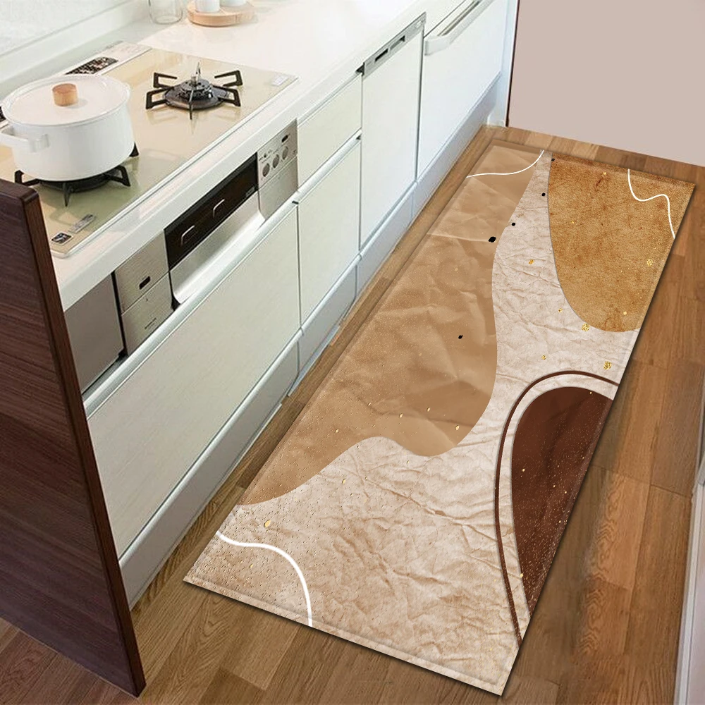 

Kitchen Mat Entrance Door Mat Living Room Bedroom Carpet Home Corridor Bathroom Anti-slip Floor Decoration