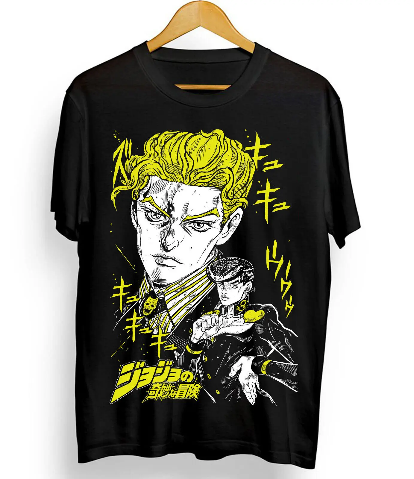 Футболка Josuke Kira рубашка JoJo's Bizarre аниме футболка с рисунком манги все размеры