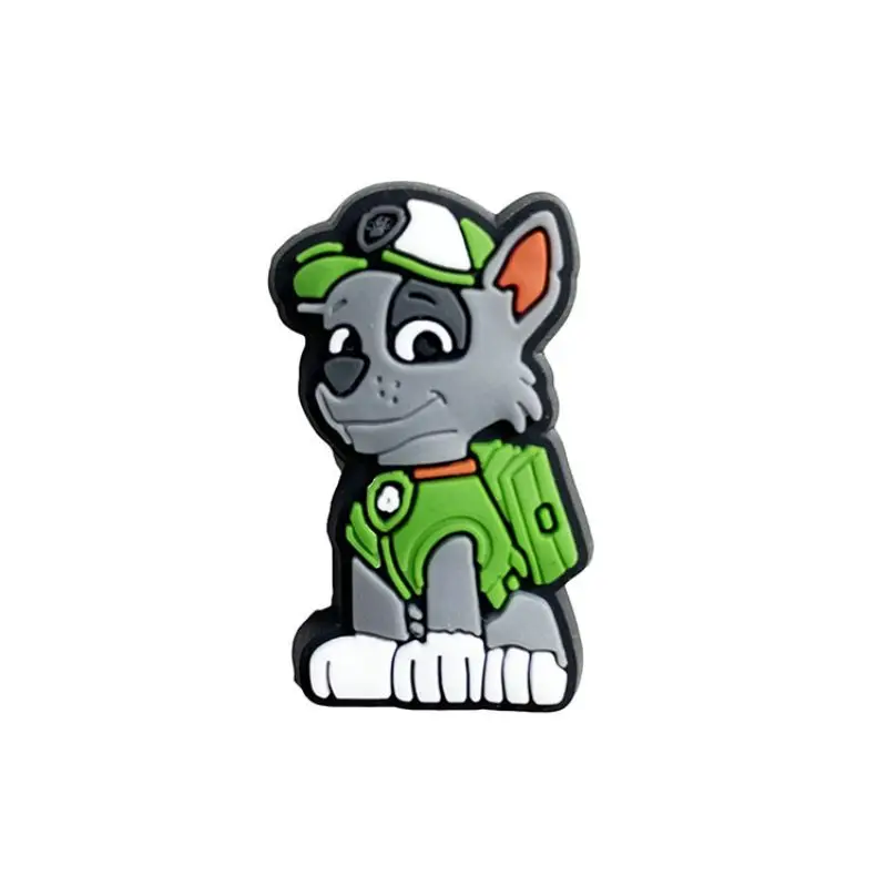 New jibz set dog Shoe Charms DIY dessert drink clogs Shoe Aceessories Fit croc Sandals Decorate buckle kid girl Gifts