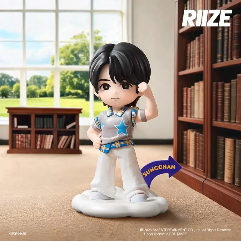 Фото Новая серия Pop Mart RIIZE Memorable Picks: коллекционные фигурки в слепых коробках, украшение для рабочего стола, декор для дома, подарок для фанатов. №4