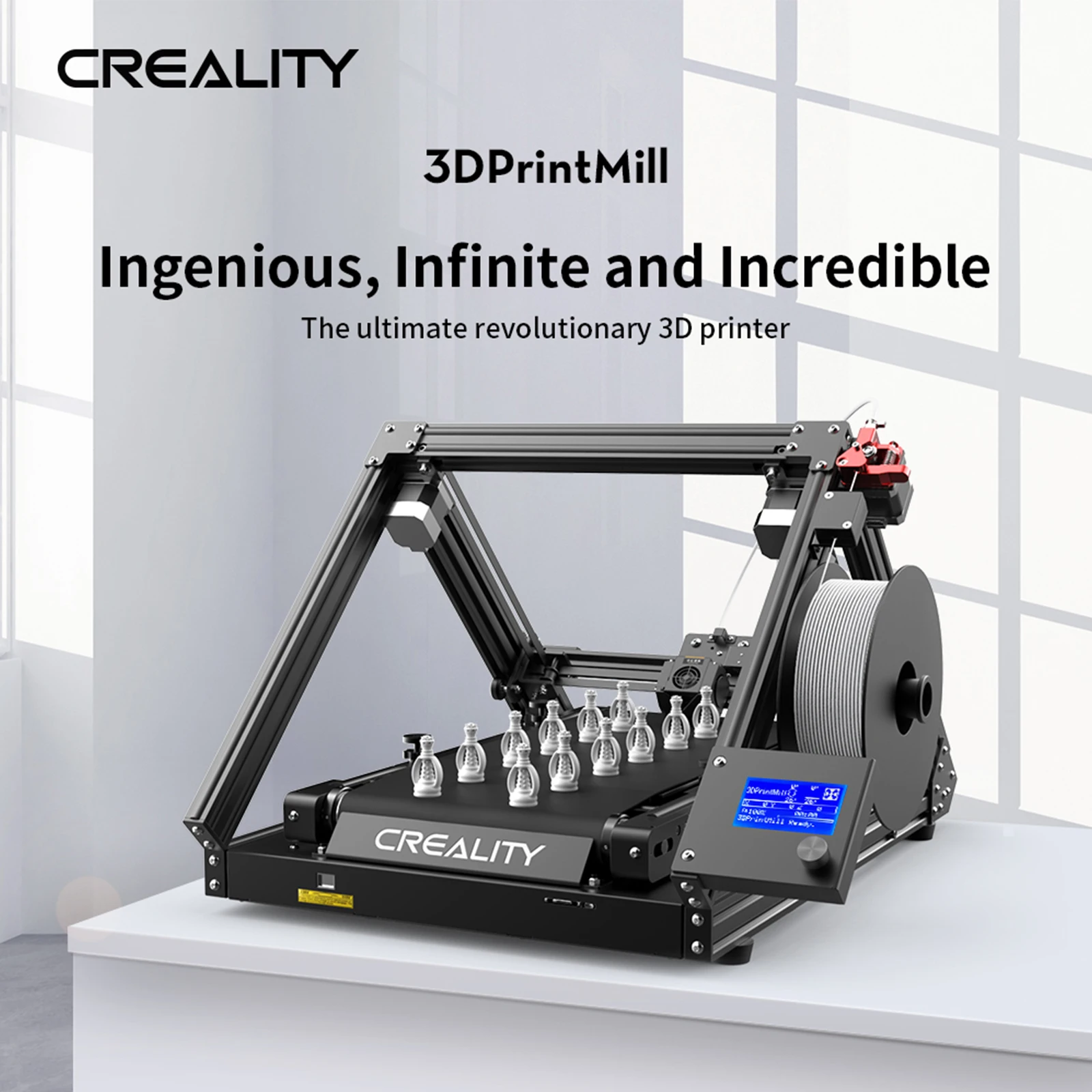 

Новый 3D принтер CREALITY 3D PrintMill CR-30 Размер печати: 200*170 * ∞mm CoreXY дефект нити 3D печатная мельница Infinite-Z ремень