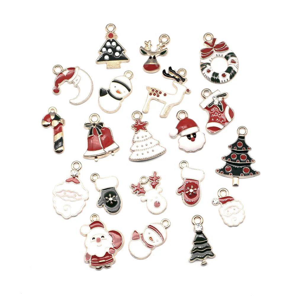 

Christmas Charm For Making Jewelry Diy Finding 1pcs Mix