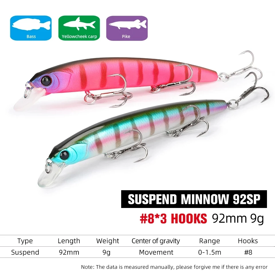 

Приманка рыболовная TSURINOYA 92SP, DW78 92 мм, 9 г, 3 крючка