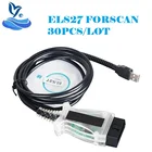 Лучший сканер ELS27 FORScan для нескольких транспортных средств с быстрой доставкой, диагностический интерфейс ELS27, Автомобильный сканер ELS Forscan Tool