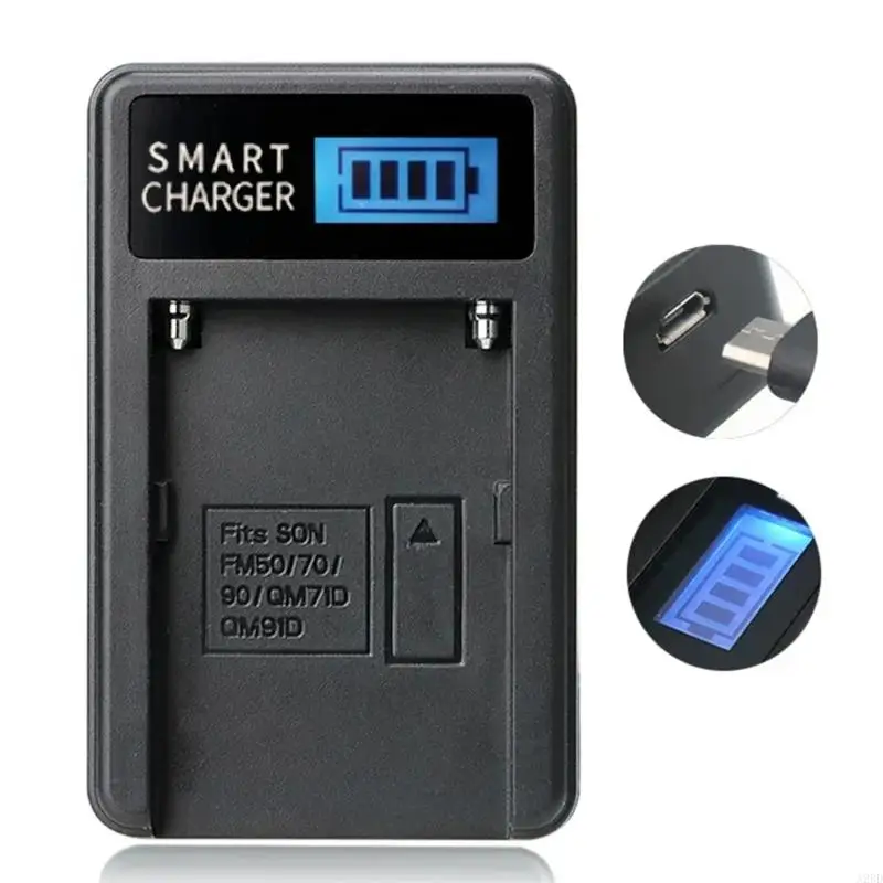 A2BD NPFM50 Камера Батарея ЖКД USB -зарядное устройство для CCDTRV308 CCDTRV138 CCDTRV328 DSLRA350 камеры