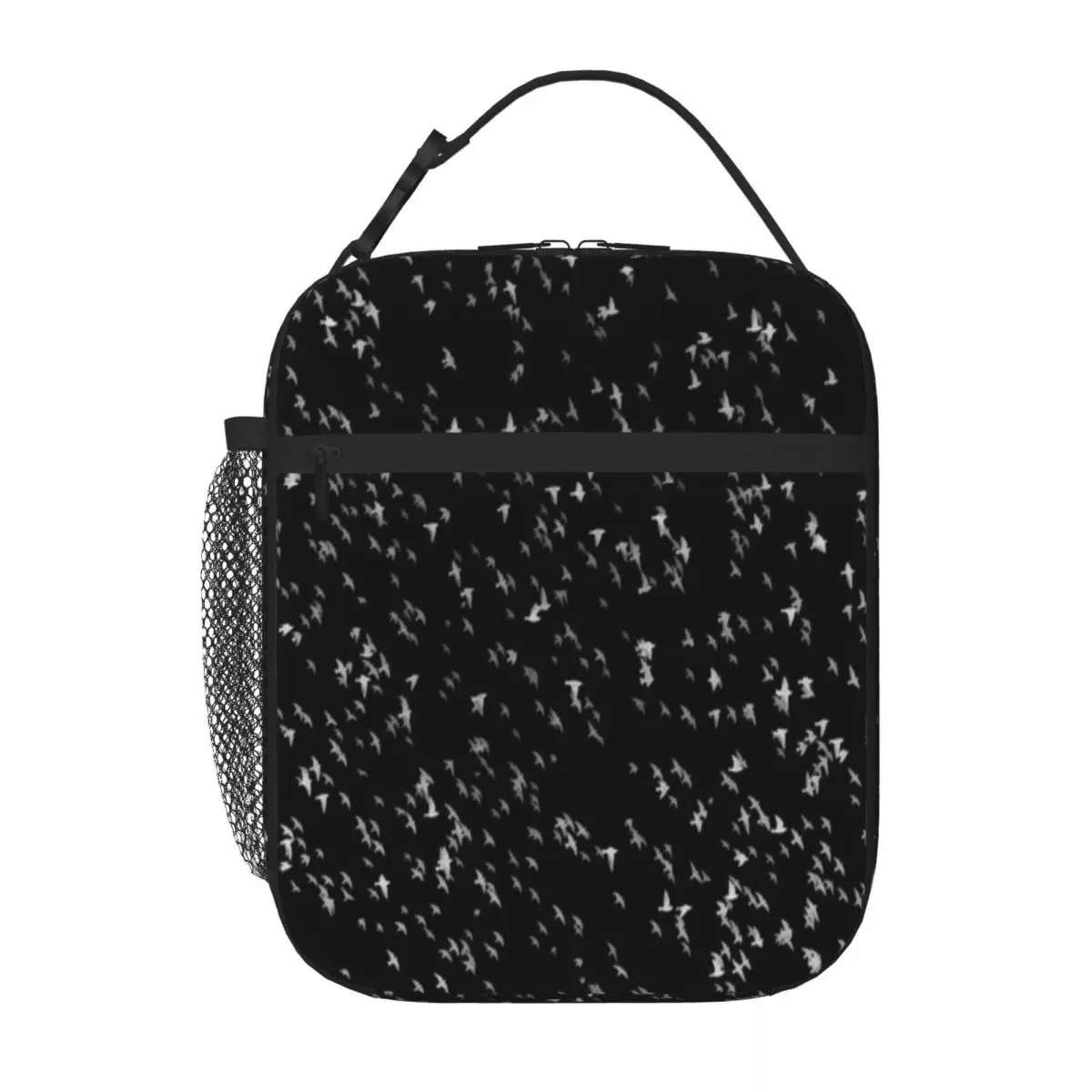 

Like Escher Starling Murmuration Roeselien Raimond Lunch Tote Picnic Bag Lunch Box Kids Thermal Bag Female