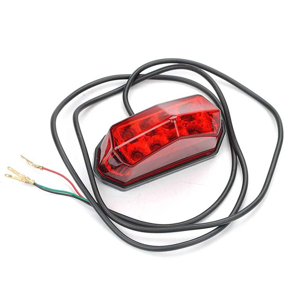 

Electric Motorcycle Scooter Rear Tail Light Brake Warning Lamp 36V-60V Universal Durable And Practical Replace Accessories