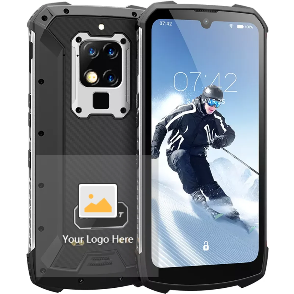 

6.3" Smartphone Explosion Proof Android 9 6000mAh 48MP Camera 8GB 128GB Rugged Phone POC walkie talkie