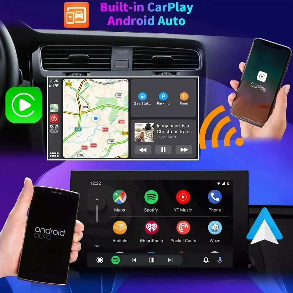 4G WiFi Android 13 UIS7870 12 + 256G Автомобильный GPS головное устройство радио плеер для Audi Q3 8U