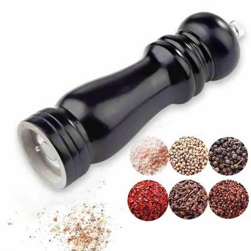 

Wood Pepper Spice Mill Grinder Hand Movement Manual Mills Tools Pepper Kitchen I5L7