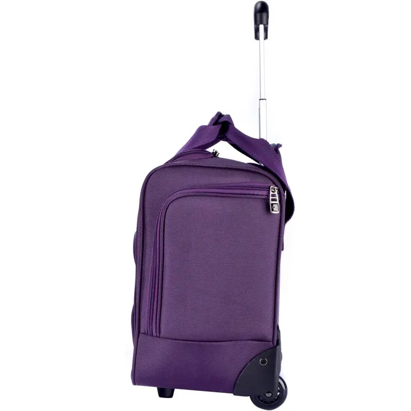 16 Rolling Under-Seater Luggage - Purple